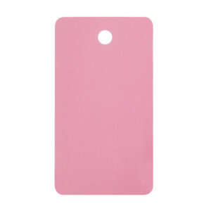 PVC label roze 118x64mm 1 gat (1000x)