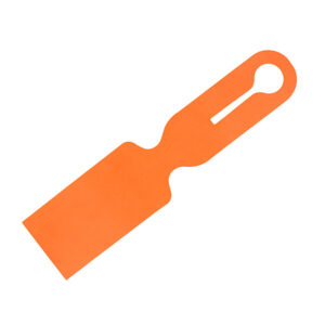 Kofferlabel 50x213mm oranje, 250 stuks