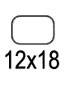 Etiket 12x18mm fl. groen Apli 2086 (84x)